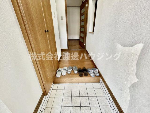 仁和寺町貸家の玄関