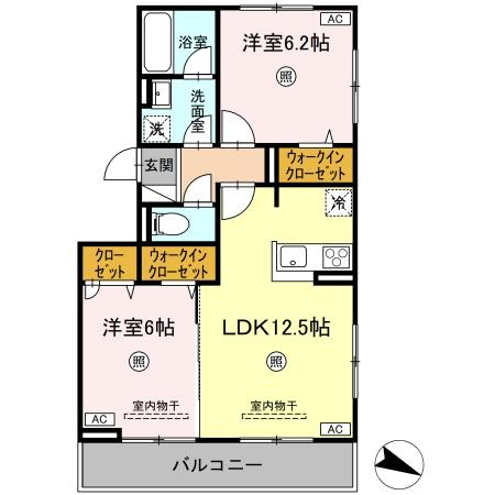 D-ROOM原町駅南の間取り