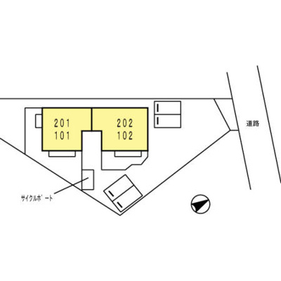 【区画図】 | セジュールふじ