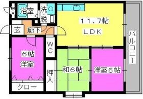 リバーサイド志免の間取り|間取り図