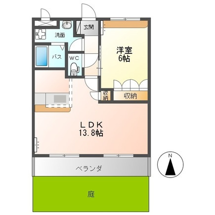 ペティハウスＳｅｌｅｎｅの間取り|間取図