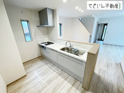 【キッチン】 | ワイウッドコート児玉郡上里町(大御堂)第61期　新築住宅 | ≪1号棟≫
現地(2026年6月撮影)