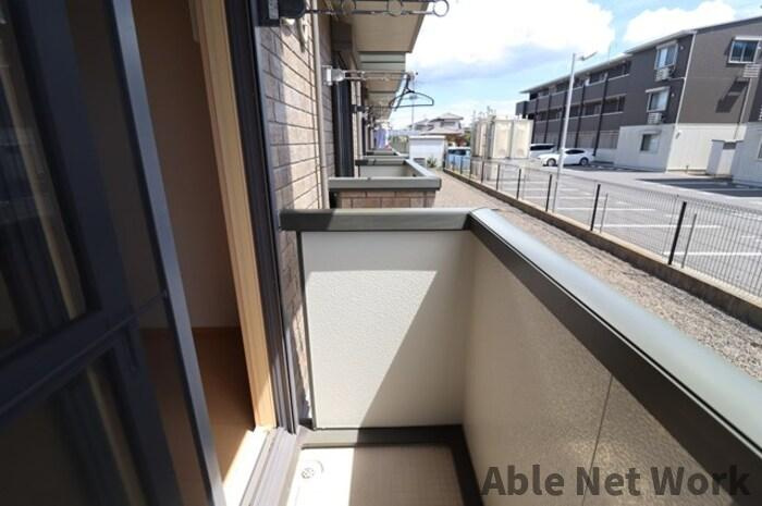アーバンヒルズかしまⅡのバルコニー|日当たりの良いバルコニー