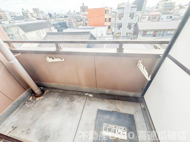 ドムール本町のバルコニー