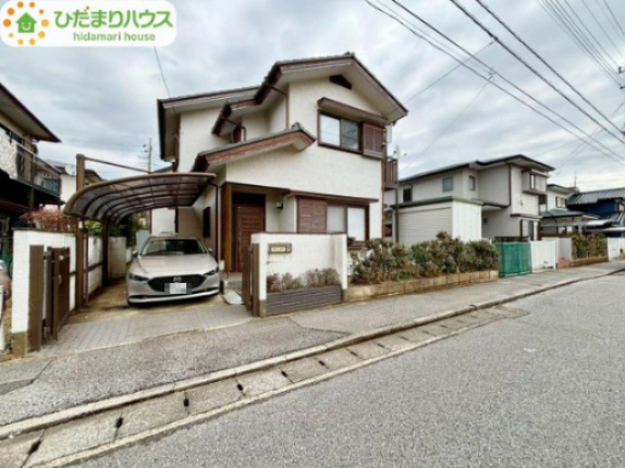 野田市西三ヶ尾　中古戸建　昭和59年築の駐車場