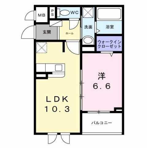 パイン山城の間取り