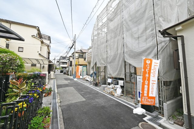 ハートフルタウン西難波町4丁目新築戸建全2区画│3LDK・3SLDK+駐車駐輪の外観|同社施工のご案内が即日可能となっております。詳細はお気軽にお問い合わせください。