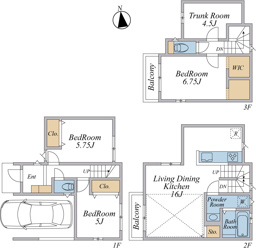 【間取り】 | ご自宅から現地まで、当社スタッフがお車にて、「お迎え・お送り」をしております。ぜひお気軽にお問い合わせくださいませ♪
