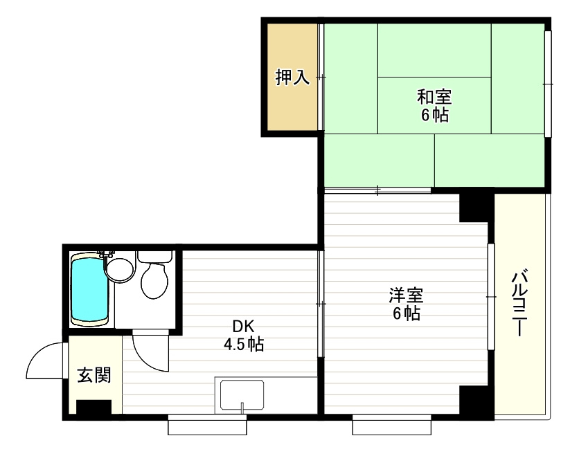 リアライズ平野西の間取り