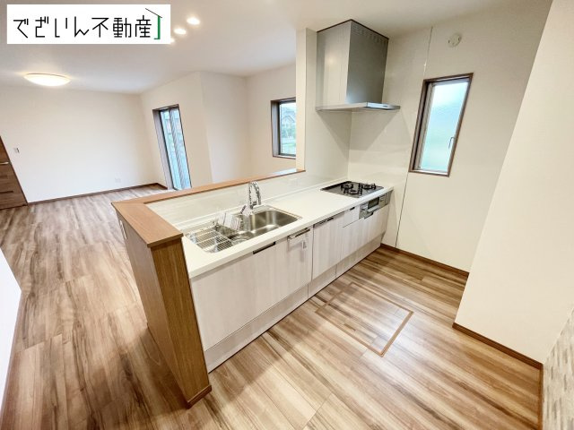 【キッチン】 | ワイウッドコート児玉郡上里町(大御堂)第61期　新築住宅 | ≪2号棟≫
現地(2026年6月撮影)