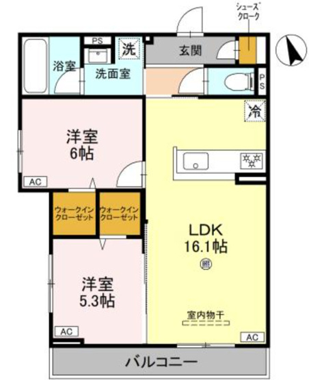【間取り】 | ファブール東羽衣