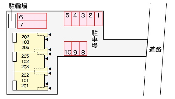 Bell Treeの区画図