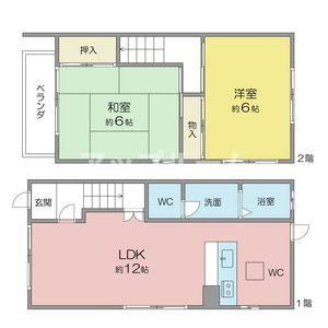 大野コーポの間取り