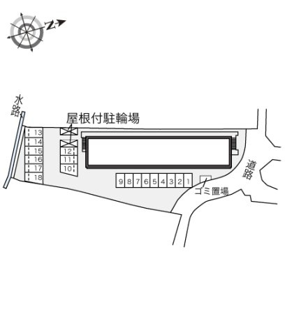 【駐車場】 | レオパレスキタノダ