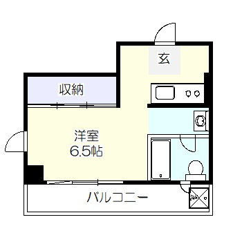 シャイン元住吉の間取り
