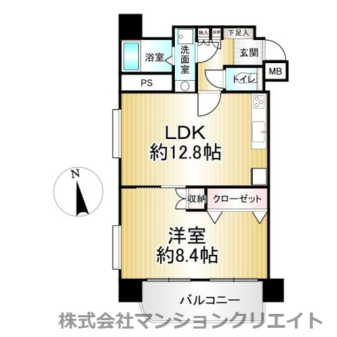 ファミール大手町（投資）の間取り|現況と間取図が異なる場合は現況を優先とします。
