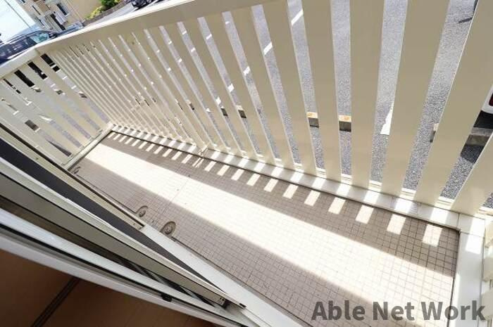 ウィルスクエアBのバルコニー|日当りのいいバルコニー