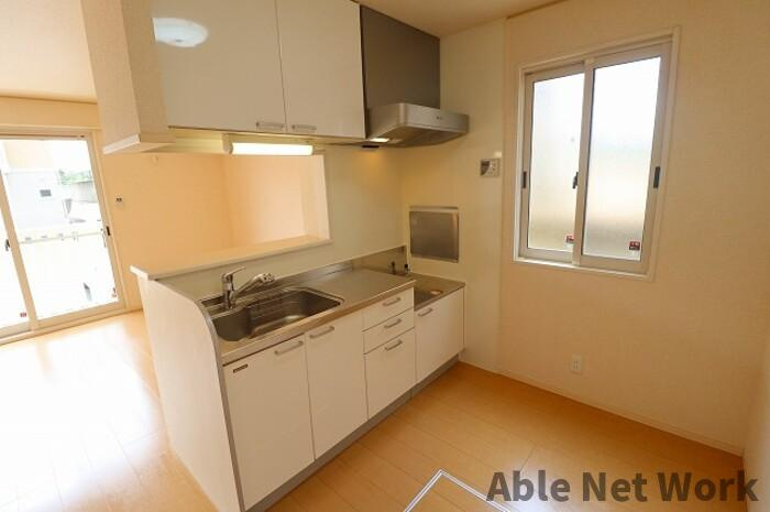 ウィルスクエアBのキッチン|対面型キッチン