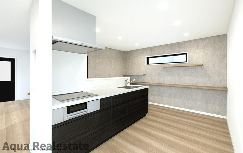 高松市下田井町の新築一戸建のキッチン