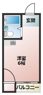 サニーハイツ寝屋川の間取り