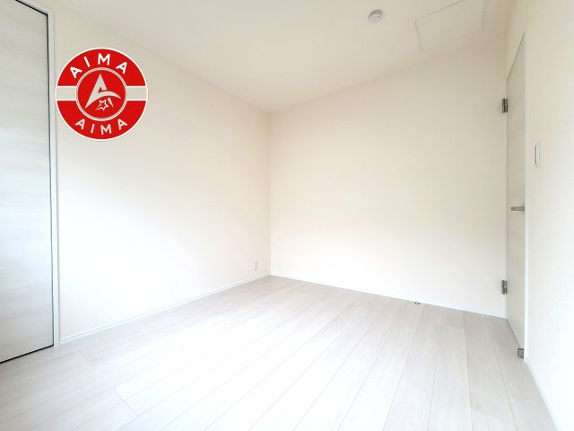 福岡市城南区樋井川4丁目第1-1棟（1号棟）の寝室|主寝室には収納力に優れたクローゼットがありますので、お部屋もすっきり片付きます。
