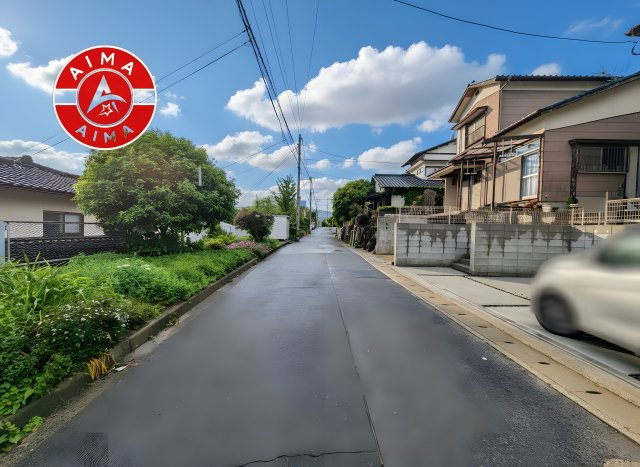 福岡市城南区樋井川4丁目第1-1棟（1号棟）の前面道路含む現地写真|前面道路です。
