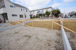 【外観】 | 【仲介手数料無料！！】日野市落川　新築戸建て（全6棟）2号棟　5580万円 | 2号棟　令和8年2月12日撮影