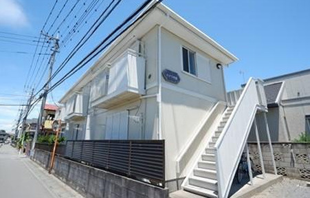 川越市大字小ケ谷の一棟アパートの外観