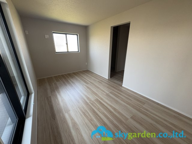 茅ヶ崎市松尾1期　新築戸建の寝室|落ち着いた色調の寝室です