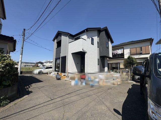 茅ヶ崎市松尾1期　新築戸建の前面道路含む現地写真|前面道路含む現地写真です