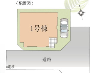 茅ヶ崎市松尾1期　新築戸建の区画図
