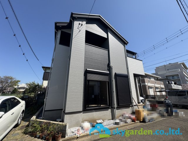 茅ヶ崎市松尾1期　新築戸建の外観|日当たり良好