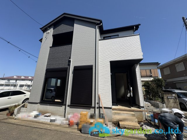 茅ヶ崎市松尾1期　新築戸建の外観|すっきりとした色合い