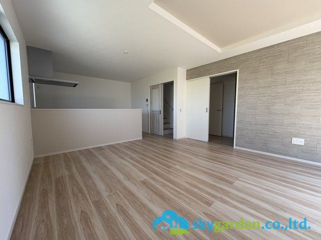 茅ヶ崎市松尾1期　新築戸建の居間・リビング