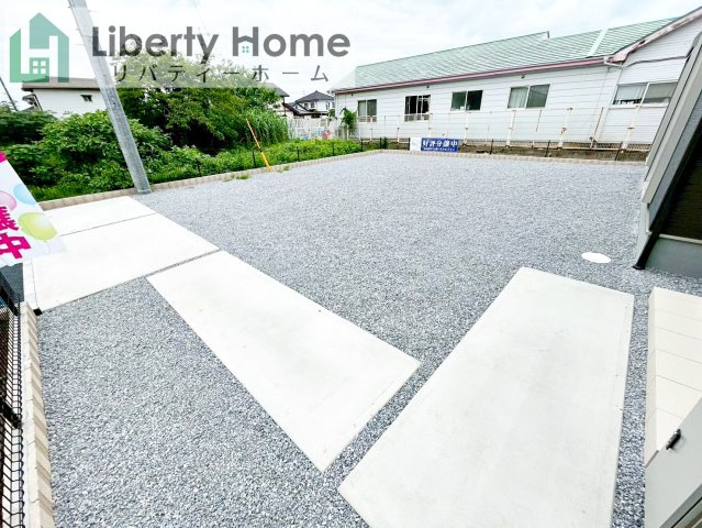 第2古河市諸川　新築戸建　1号棟の駐車場
