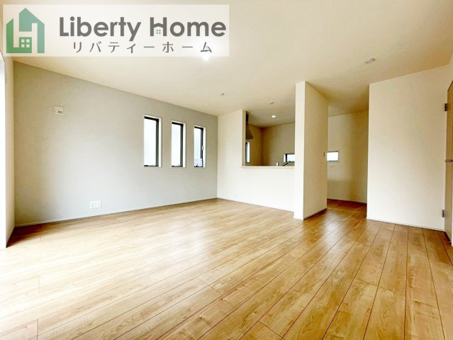 第2古河市諸川　新築戸建　1号棟の居間・リビング