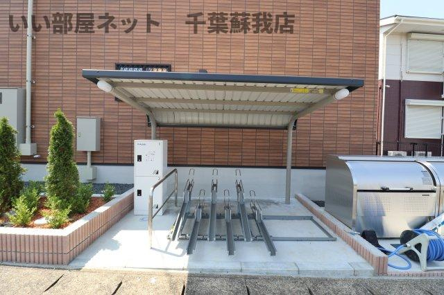 ウルルⅡのエントランス|駐輪場