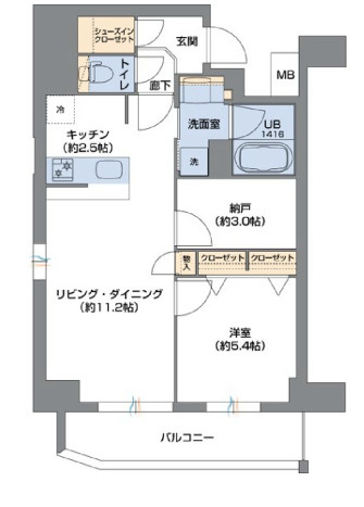 【間取り】 | Metrosa谷町六丁目South