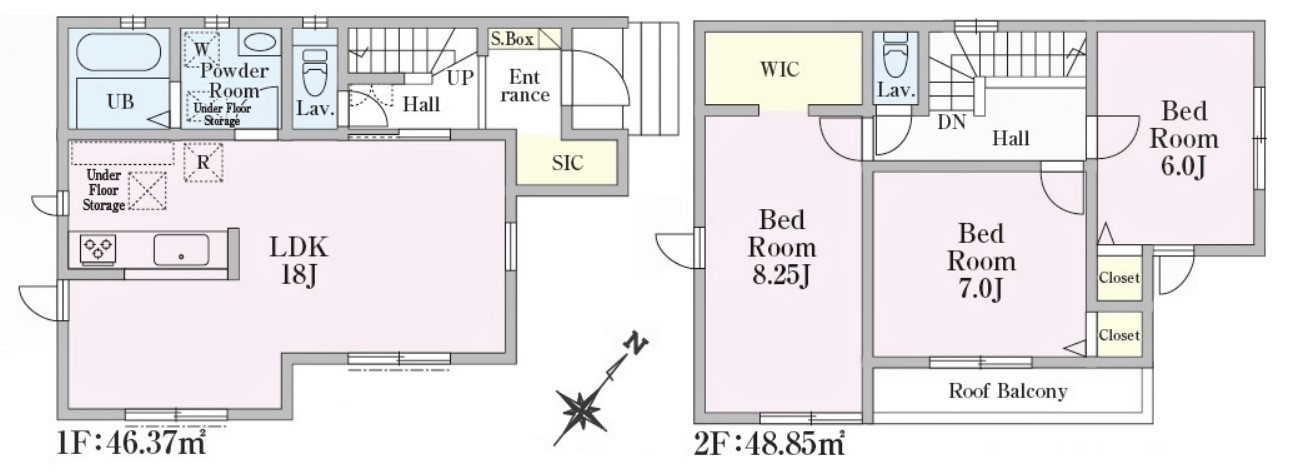 新座市道場1丁目第1期　全1棟　1号棟