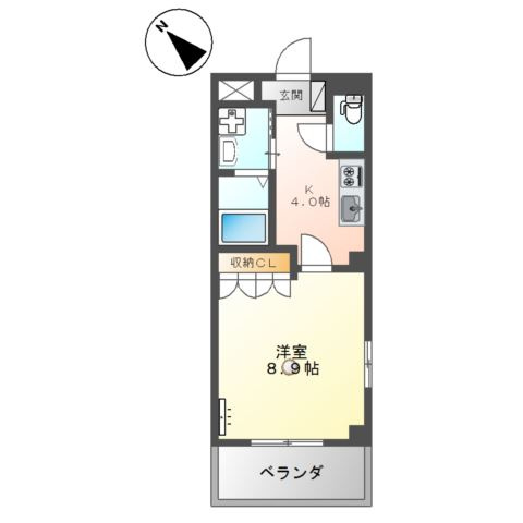 ディスティニー居能の間取り