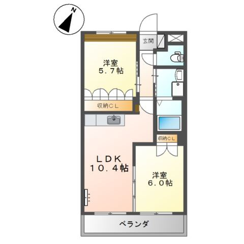 メサイアの間取り