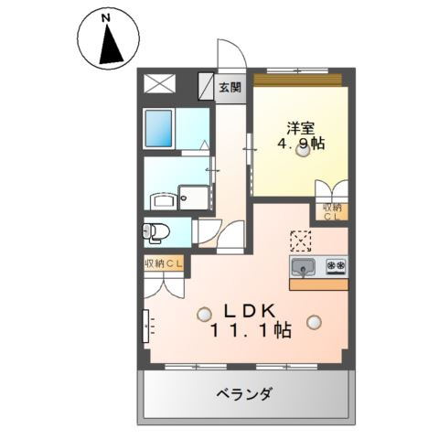 ハッピースウィングの間取り