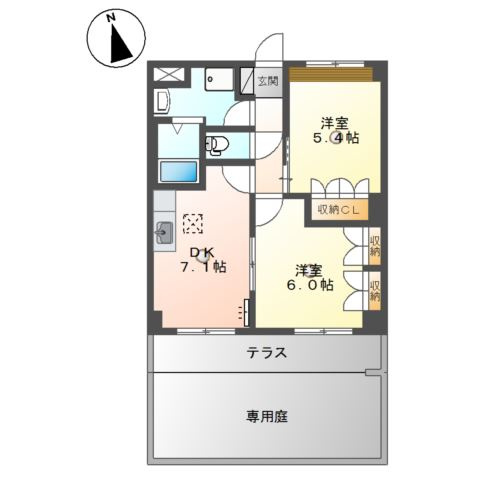 コーポエスポワール西割