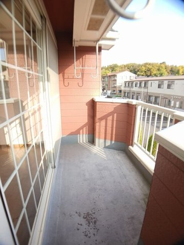 エスポワールＤのバルコニー