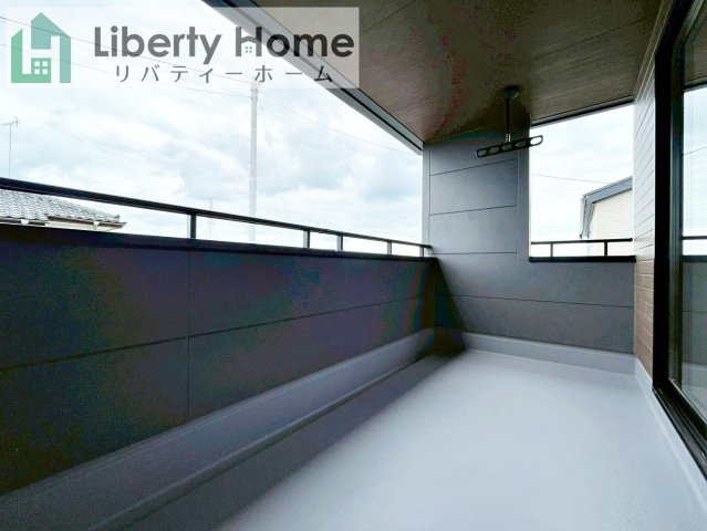 第2古河市諸川　新築戸建　2号棟のバルコニー