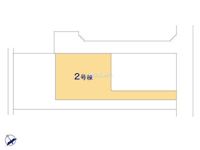 第2古河市諸川　新築戸建　2号棟の区画図