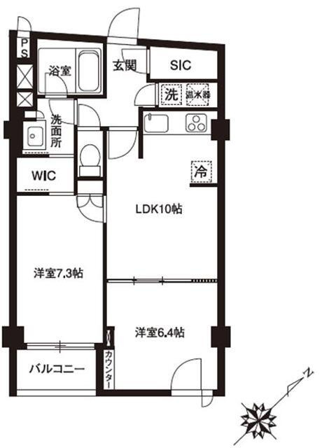 アーバンパーク代官山Ⅰ/Ⅱの間取り|間取り 