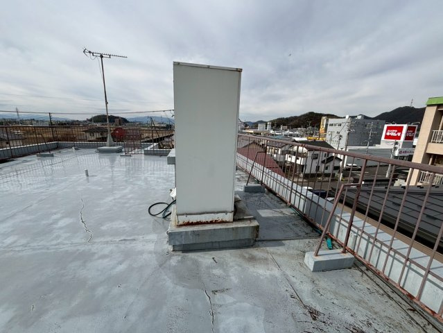 岐阜市一棟マンションの駐車場