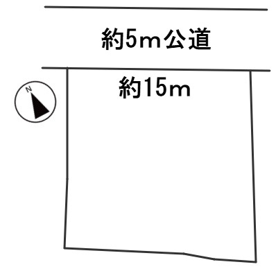 ６６５５１　山県市西深瀬土地の区画図