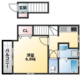 【間取り】 | メゾン・ソレイユ長栄寺